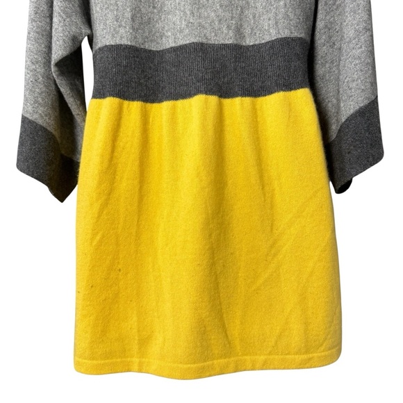 Lord & Taylor 100% Cashmere Y2K Babydoll Tunic Sweater Top Kimono Sleeve L - Picture 6 of 8